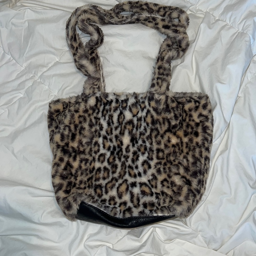 Cheetah print bag